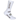 Chaussettes Nox Padel Blanche/Grise - vue de côté