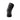 Genouillère Floky Knee Support noire - genou gauche - vue de trois-quart