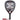 Raquette de Padel Nox Future Attack 12k Alum 2025 - vue de face, raquette de forme diamant, conçue pour les joueurs avancés en quête de puissance