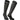 Chaussettes Floky Padel Flow Premier Padel Noir 2026 - vue de la paire