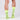 Chaussettes de Padel Floky S-mash Jaune Fluo 2025 - vue du joueur portant