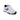 Chaussures de Padel Homme Bullpadel Hybrid Fly 26I Blanc/Bleu Marine 2026 - vue de trois-quart