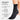 Chevillère Floky Ankle Support noire - cheville droite - vue des protections pour le joueur