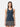 Débardeur Femme Head Club 25 Tech Bleu marine - vue de joueuse portant de face