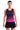 Débardeur de Padel Femme Nox Pro Rose - vue de la joueuse portant de face