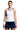 Débardeur Femme Nox Team Blanc/Bleu Marine 2026 - vue de la joueuse portant de face