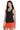 Débardeur Femme Nox Team Fit Noir - vue de joueuse portant de face