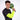 Manchon Floky No Strain Evolution Jaune Fluo - vue du joueur portant