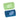 Poignets Éponge Bullpadel BPMU2405 Vert/Bleu x2 - vue poignets