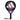 Raquette de Padel Adidas Arrow Hit Junior Bleu-Rose 2026 - vue de face, raquette de forme ronde, conçue pour les jeunes joueurs débutants en quête de contrôle