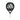 Raquette de Padel Adidas Cross It Carbon Control 3.5 2026 - vue de face, raquette de forme ronde, conçue pour les joueurs avancés en quête de contrôle