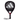 Raquette de Padel Adidas Metalbone 3.3 2024 - vue de face, raquette de forme diamant, conçue pour les joueurs experts en quête de puissance