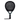 Raquette de Padel Adidas Metalbone Carbon Ctrl 3.3 2024 - vue de face, raquette de forme ronde, conçue pour les joueurs experts en quête de contrôle