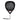 Raquette de Padel Adidas Metalbone HRD+ 3.4 2025 - vue de face, raquette de forme diamant, conçue pour les joueurs experts en quête de puissance