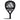 Raquette de Padel Adidas Metalbone Youth 3.4 2025 - vue de face, raquette de forme diamant, conçue pour les jeunes joueurs débutants en quête de puissance