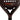 Raquette de Padel Black Crown Iconic 2026 - vue du coeur de raquette