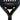 Raquette de Padel Black Crown Iconic Crown 2026 - vue du coeur de raquette