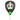 Raquette de Padel Black Crown Patron Kore 2026 - vue de face, raquette de forme goutte d'eau, conçue pour les joueurs avancés polyvalents