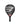 Raquette de Padel Bullpadel Hack 05 Hybrid 2027 - vue de face, raquette de forme goutte d'eau, conçue pour les joueurs experts polyvalents