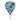 Raquette de Padel Bullpadel Vertex Junior Girl 2026 - vue de face, raquette de forme diamant, conçue pour les jeunes joueuses en quête de puissance