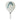 Raquette de Padel Head One Ultralight Blanche - vue de face, raquette de forme ronde, conçue pour les joueurs débutants en quête de contrôle