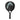 Raquette de Padel Head One Ultralight Noire - vue de face, raquette de forme ronde, conçue pour les joueurs débutants en quête de contrôle