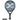 Raquette de Padel Nox Equation Light Woman Advanced 2025 - vue de face, raquette de forme ronde, conçue pour les joueuses intermédiaires en quête de contrôle