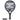 Raquette de Padel Nox Future Control 12k Alum 2025 - vue de face, raquette de forme ronde, conçue pour les joueurs avancés en quête de contrôle