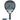 Raquette de Padel Nox Quantum Cobalt 12K 2025 - vue de face, raquette de forme goutte d'eau, conçue pour les joueurs experts en quête de polyvalence