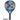 Raquette de Padel Nox X-Hero Bleu 2026 - vue de face, raquette en forme ronde conçue pour les joueurs débutants en recherche de contrôle