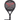 Raquette de Padel Nox X-One Evo Red - vue de face, raquette de forme ronde, conçue pour les joueurs débutants en quête de contrôle