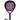 Raquette de Padel Nox X-One Silhouette 2025 - vue de face, raquette de forme ronde, conçue pour les joueurs débutants en quête de contrôle