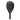 Raquette de Padel Siux Electra ST5 Stupa Shadow Red - vue de côté gauche avec un profil adapté aux joueurs experts en quête de puissance