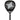 Raquette de Padel Starvie Triton Soft 2025 - vue de face, raquette de forme goutte d'eau, conçue pour les joueurs avancés en quête de polyvalence