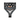 Raquette de Padel Varlion Carrera Carbon Black LTD - vue du cadre, avec une surface adaptée aux joueurs en quête de polyvalence