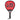 Raquette de Padel Varlion Classic Maxima x Madring Rouge - vue de face, raquette de forme goutte d'eau conçue pour les joueurs experts polyvalents