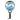 Raquette de Padel Varlion Lethal Weapon Carbon 3 Classic - vue de face, raquette de forme ronde, conçue pour les joueurs experts en quête de contrôle