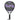 Raquette de Padel Varlion LW Carbon TI - vue de face, raquette de forme ronde, conçue pour les joueurs avancés en quête de contrôle