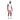 Short de Padel Adidas Club SW Corail 2026 - vue de trois-quart porté joueur