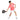 T-shirt Adidas Padel Graphic Corail 2026 - vue de trois-quart joueur padel