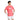 T-Shirt Adidas Padel Graphic Corail 2026 - vue de trois-quart porté joueur
