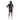 T-shirt Adidas Padel Graphic Noir 2026 - vue de face porté joueur