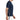 T-Shirt de Padel Bullpadel Torno Bleu marine - vue de profil