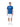T-shirt de Padel Head Club Original Bleu Royal 2025 - vue porté joueur