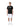 T-shirt de Padel Head Club Original Noir 2025 - vue de face porté joueur